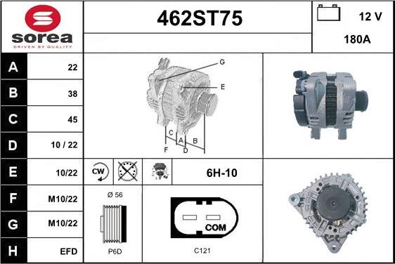 STARTCAR 462ST75 - Генератор avtolavka.club