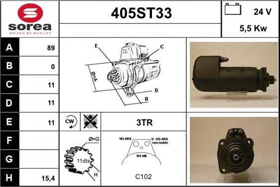 STARTCAR 405ST33 - Стартер avtolavka.club