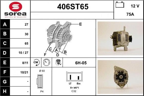 STARTCAR 406ST65 - Генератор avtolavka.club