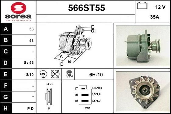 STARTCAR 566ST55 - Генератор avtolavka.club