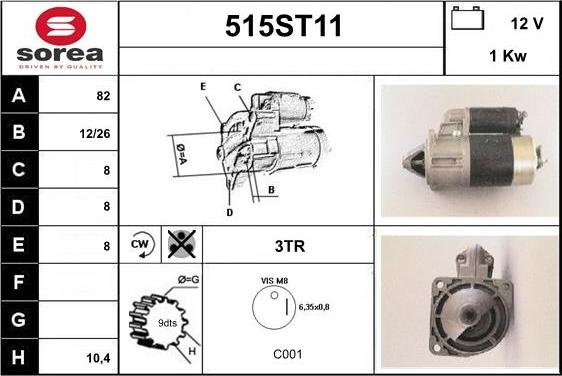 STARTCAR 515ST11 - Стартер avtolavka.club