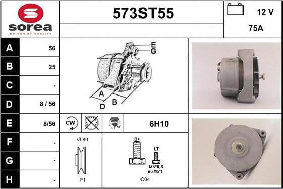 STARTCAR 573ST55 - Генератор avtolavka.club