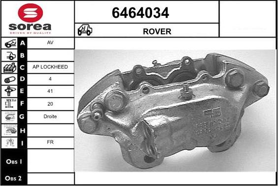 STARTCAR 6464034 - Гальмівний супорт avtolavka.club