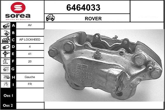 STARTCAR 6464033 - Гальмівний супорт avtolavka.club