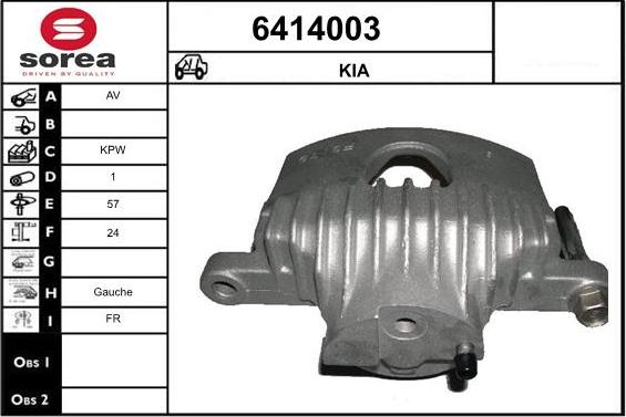 STARTCAR 6414003 - Гальмівний супорт avtolavka.club