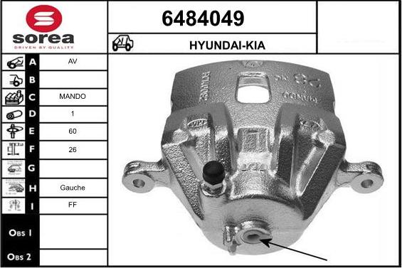 STARTCAR 6484049 - Гальмівний супорт avtolavka.club