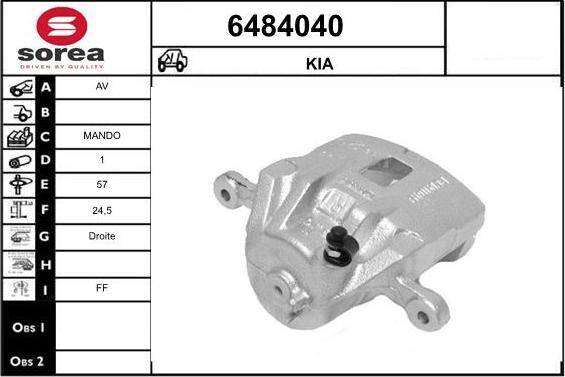 STARTCAR 6484040 - Гальмівний супорт avtolavka.club