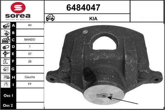 STARTCAR 6484047 - Гальмівний супорт avtolavka.club