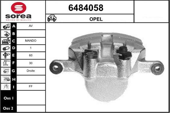 STARTCAR 6484058 - Гальмівний супорт avtolavka.club