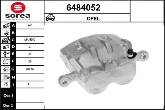 STARTCAR 6484052 - Гальмівний супорт avtolavka.club