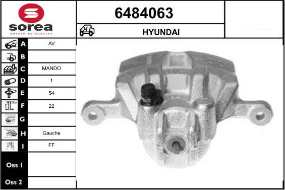 STARTCAR 6484063 - Гальмівний супорт avtolavka.club