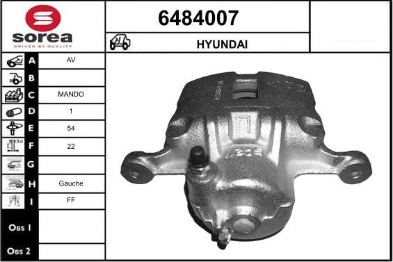 STARTCAR 6484007 - Гальмівний супорт avtolavka.club