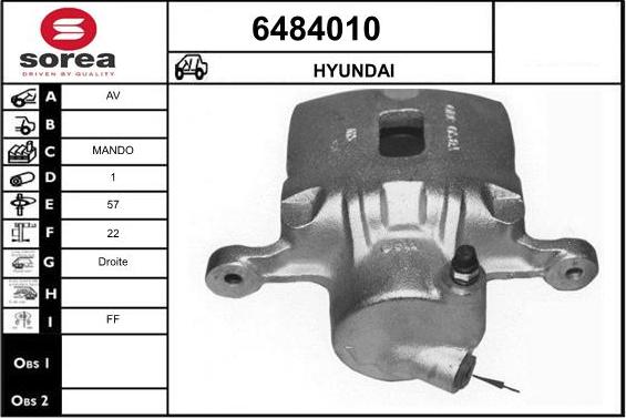 STARTCAR 6484010 - Гальмівний супорт avtolavka.club