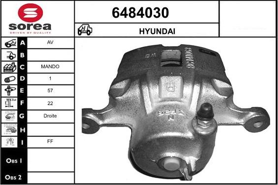 STARTCAR 6484030 - Гальмівний супорт avtolavka.club