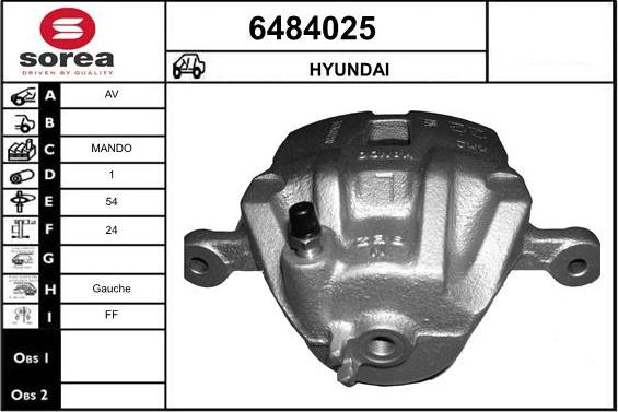 STARTCAR 6484025 - Гальмівний супорт avtolavka.club