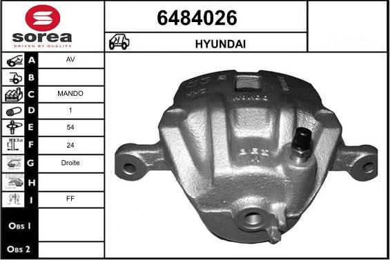 STARTCAR 6484026 - Гальмівний супорт avtolavka.club