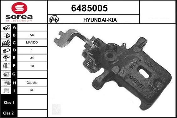 STARTCAR 6485005 - Гальмівний супорт avtolavka.club