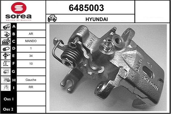 STARTCAR 6485003 - Гальмівний супорт avtolavka.club