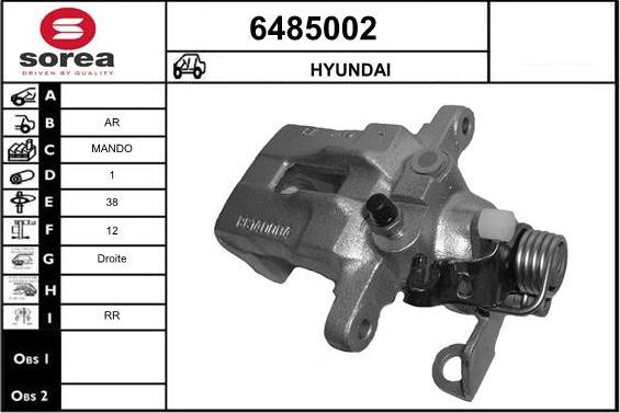 STARTCAR 6485002 - Гальмівний супорт avtolavka.club