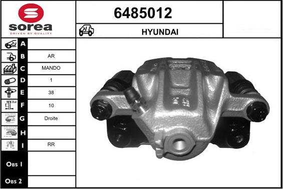 STARTCAR 6485012 - Гальмівний супорт avtolavka.club