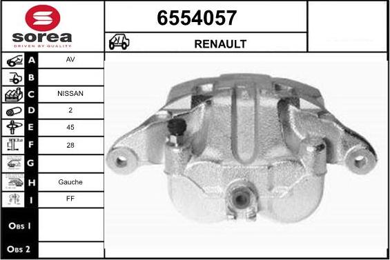 STARTCAR 6554057 - Гальмівний супорт avtolavka.club