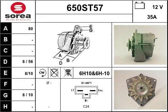 STARTCAR 650ST57 - Генератор avtolavka.club