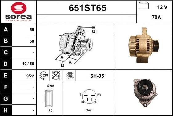 STARTCAR 651ST65 - Генератор avtolavka.club