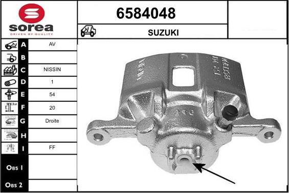 STARTCAR 6584048 - Гальмівний супорт avtolavka.club