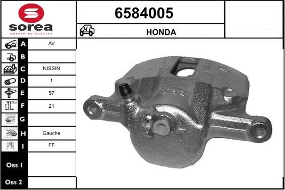 STARTCAR 6584005 - Гальмівний супорт avtolavka.club