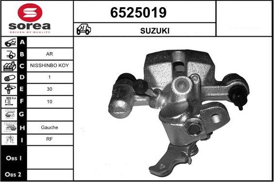 STARTCAR 6525019 - Гальмівний супорт avtolavka.club