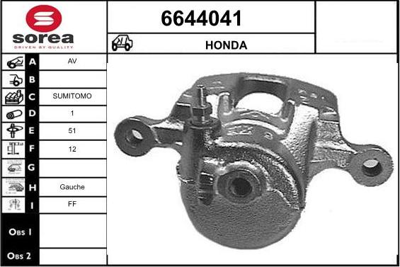 STARTCAR 6644041 - Гальмівний супорт avtolavka.club