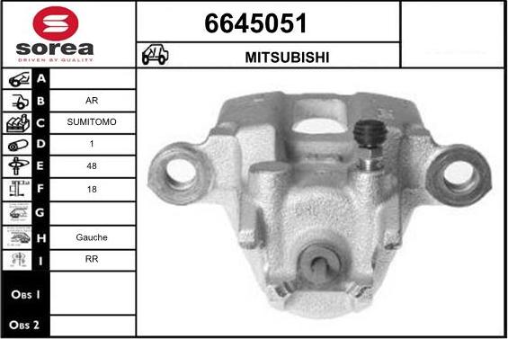 STARTCAR 6645051 - Гальмівний супорт avtolavka.club