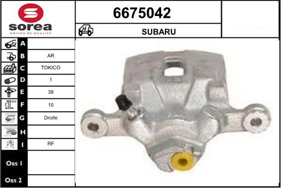 STARTCAR 6675042 - Гальмівний супорт avtolavka.club