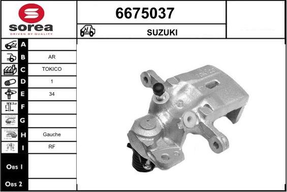 STARTCAR 6675037 - Гальмівний супорт avtolavka.club