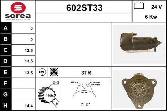 STARTCAR 602ST33 - Стартер avtolavka.club