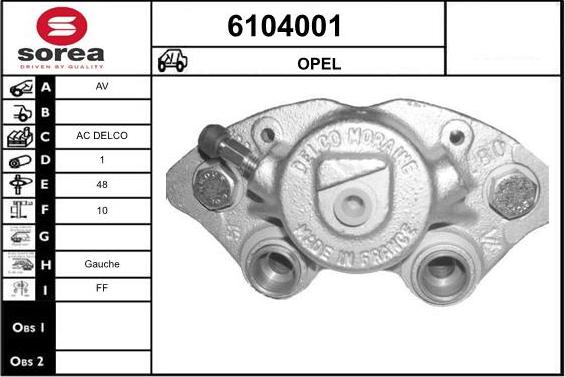 STARTCAR 6104001 - Гальмівний супорт avtolavka.club