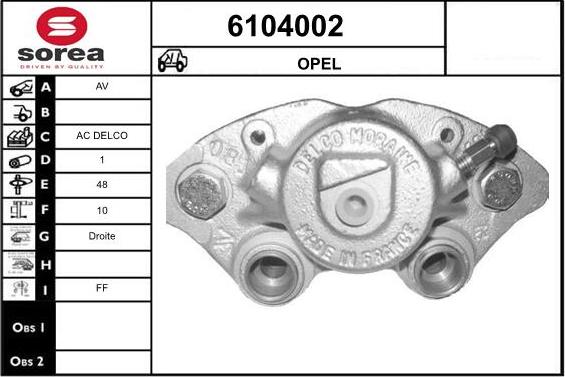 STARTCAR 6104002 - Гальмівний супорт avtolavka.club