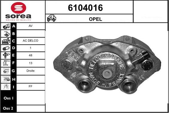 STARTCAR 6104016 - Гальмівний супорт avtolavka.club