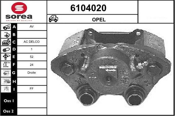 STARTCAR 6104020 - Гальмівний супорт avtolavka.club