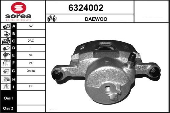 STARTCAR 6324002 - Гальмівний супорт avtolavka.club