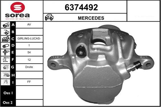 STARTCAR 6374492 - Гальмівний супорт avtolavka.club