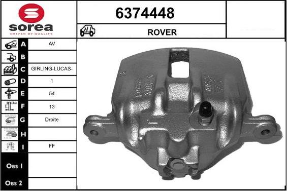 STARTCAR 6374448 - Гальмівний супорт avtolavka.club