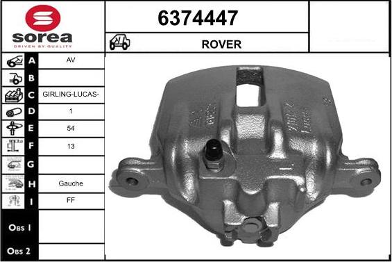 STARTCAR 6374447 - Гальмівний супорт avtolavka.club