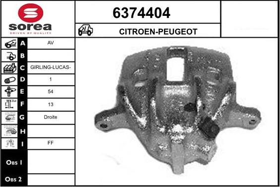 STARTCAR 6374404 - Гальмівний супорт avtolavka.club