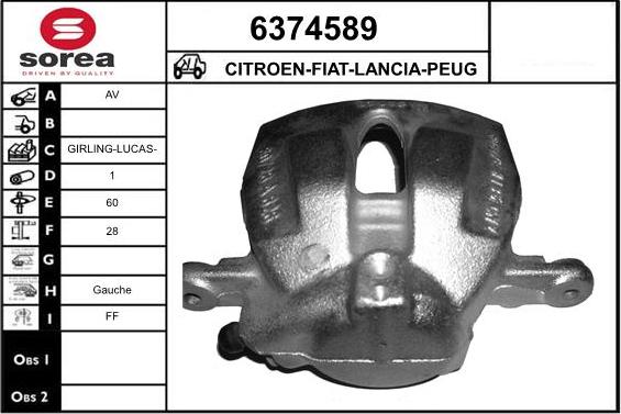 STARTCAR 6374589 - Гальмівний супорт avtolavka.club