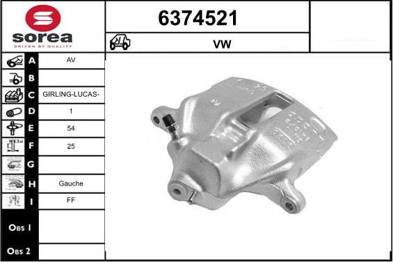 STARTCAR 6374521 - Гальмівний супорт avtolavka.club