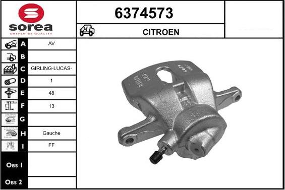 STARTCAR 6374573 - Гальмівний супорт avtolavka.club