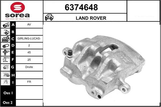 STARTCAR 6374648 - Гальмівний супорт avtolavka.club