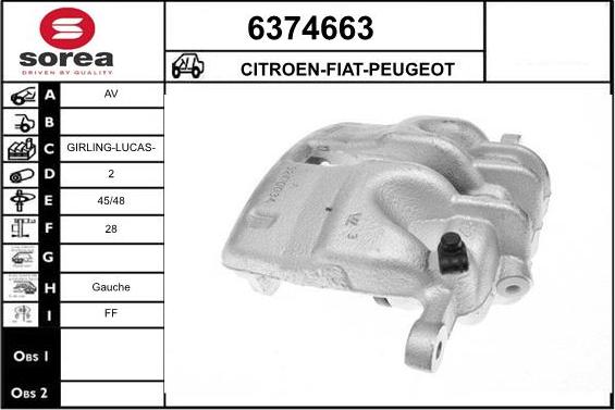 STARTCAR 6374663 - Гальмівний супорт avtolavka.club