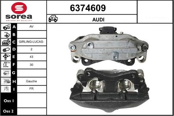 STARTCAR 6374609 - Гальмівний супорт avtolavka.club